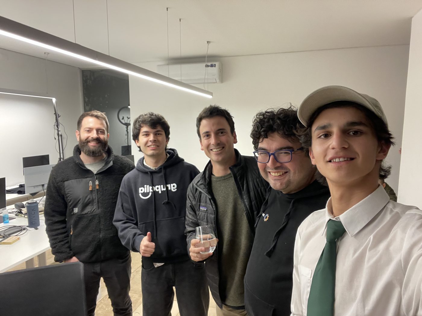 Hosts and speakers after the meetup